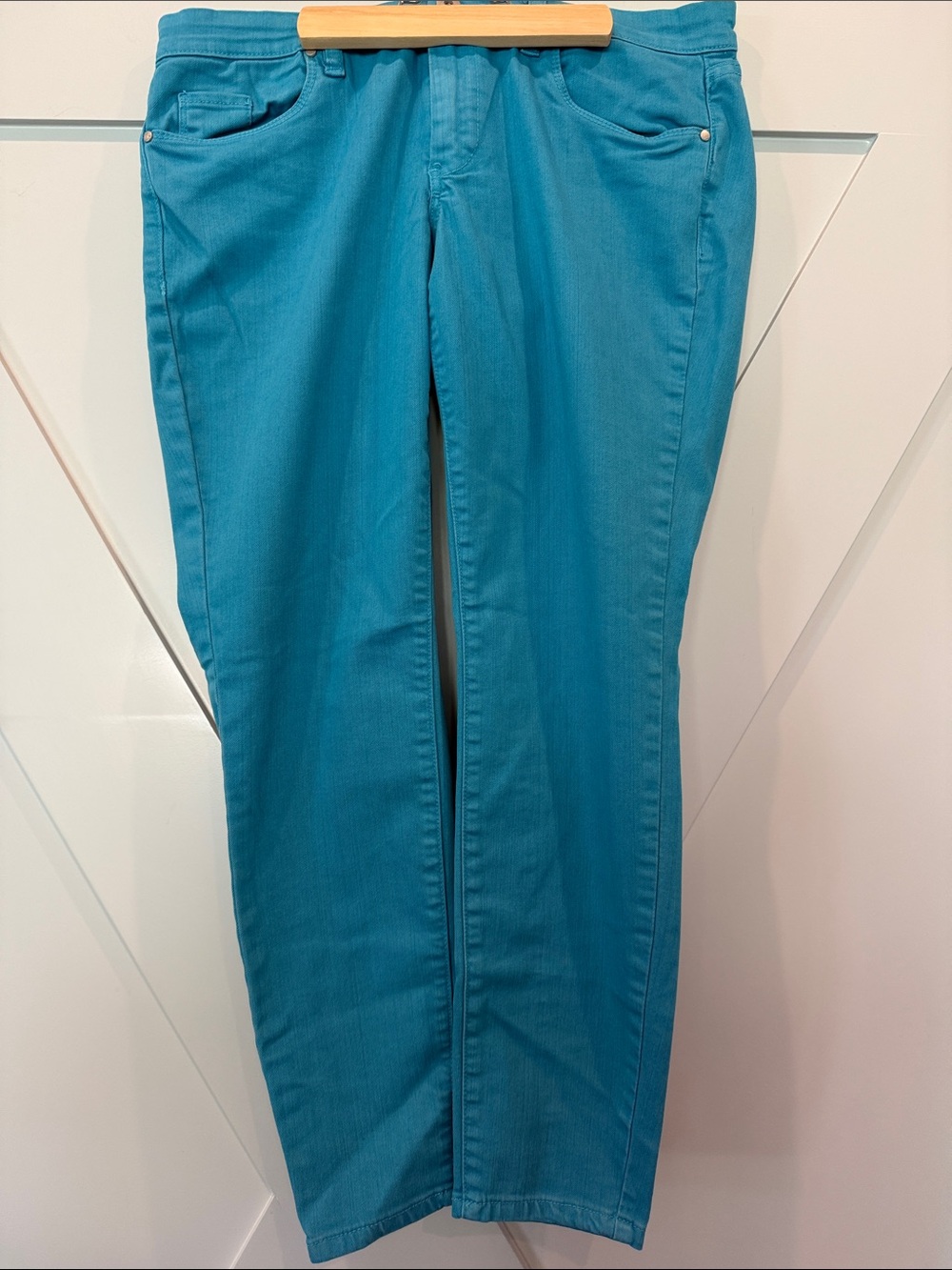 Blank NYC Teal Straight-Leg Women's Jeans